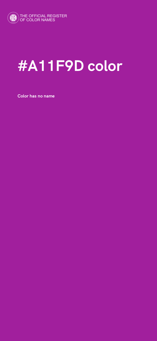 #A11F9D color image
