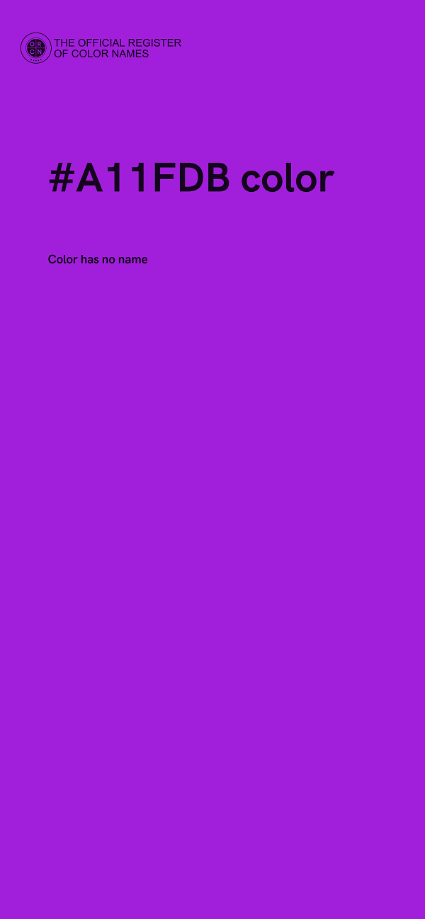 #A11FDB color image