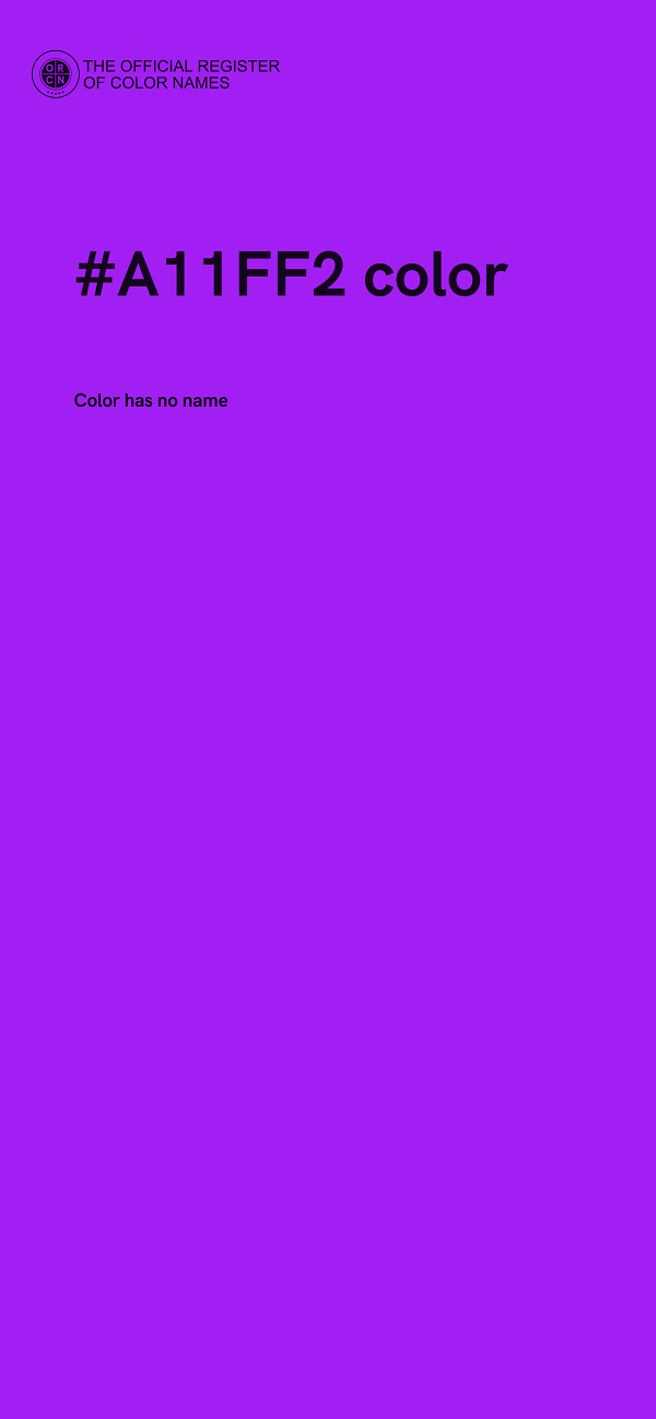 #A11FF2 color image