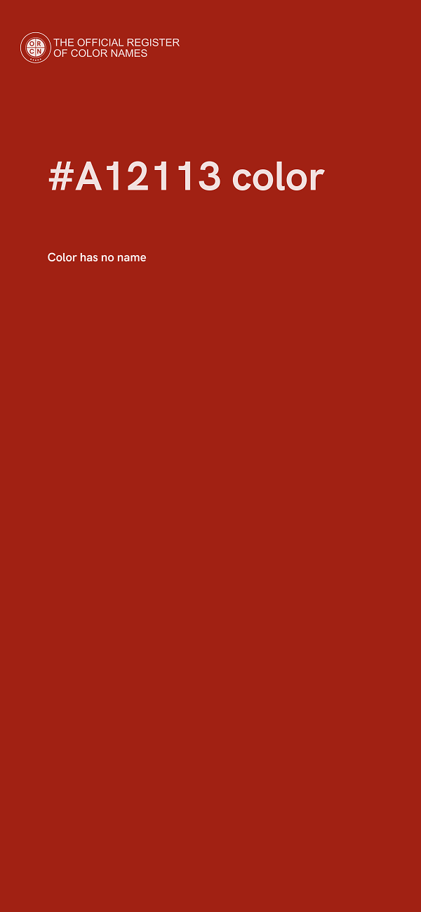 #A12113 color image
