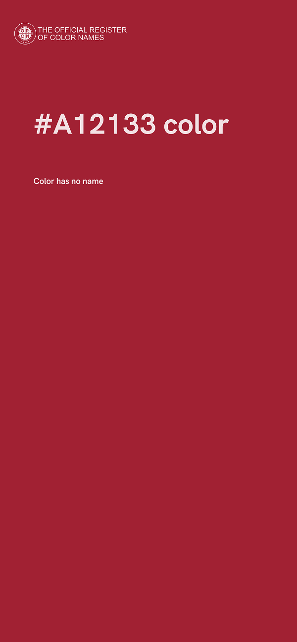 #A12133 color image