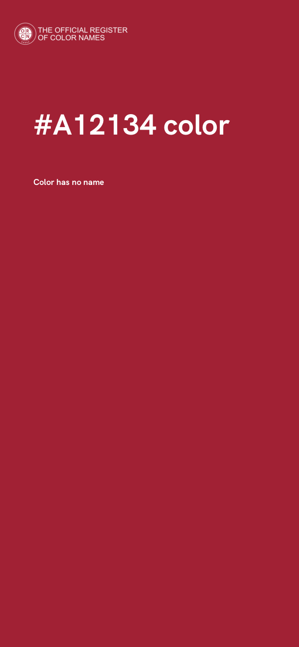 #A12134 color image