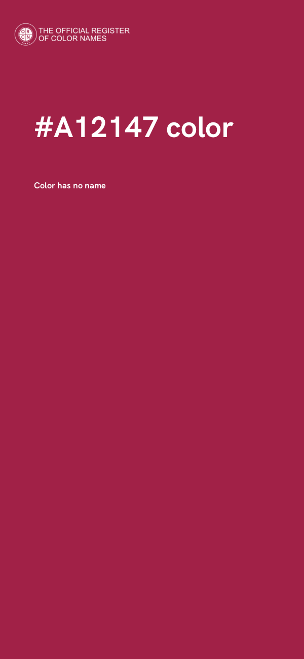#A12147 color image