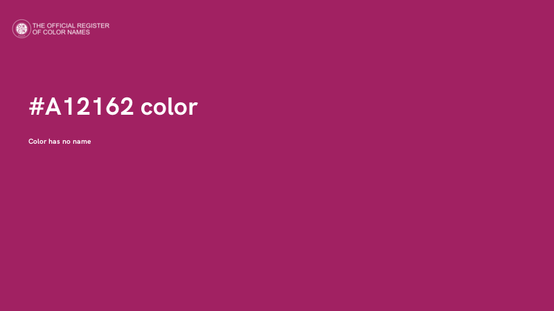 #A12162 color image