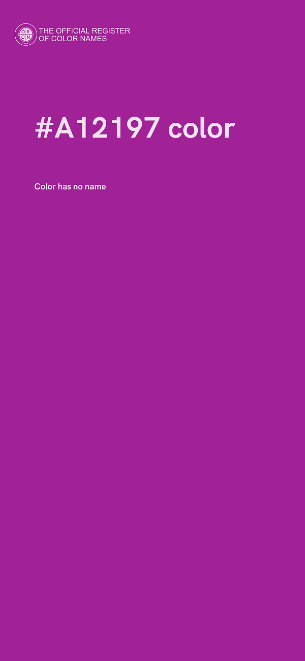 #A12197 color image