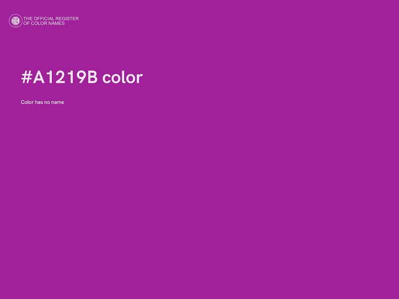 #A1219B color image