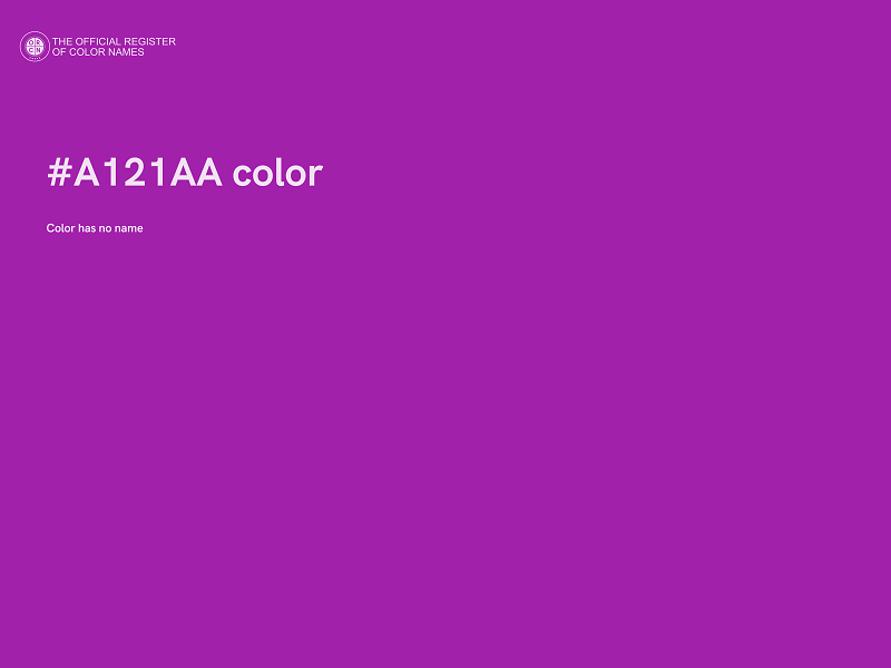 #A121AA color image