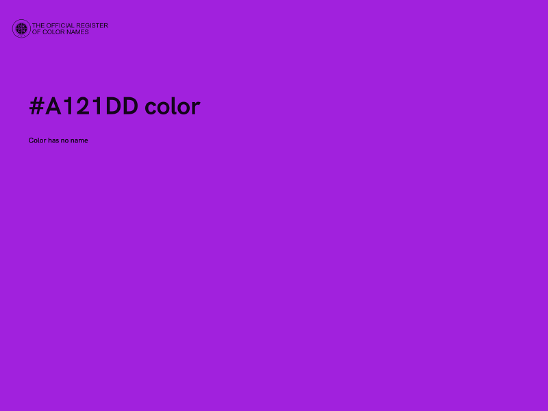 #A121DD color image