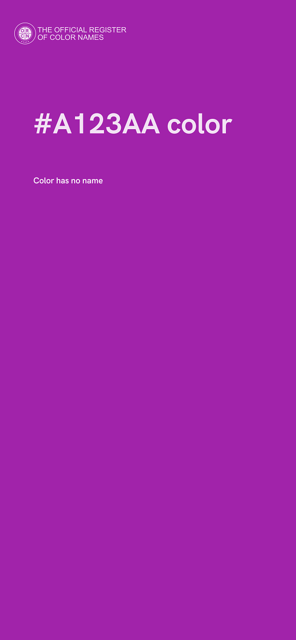 #A123AA color image