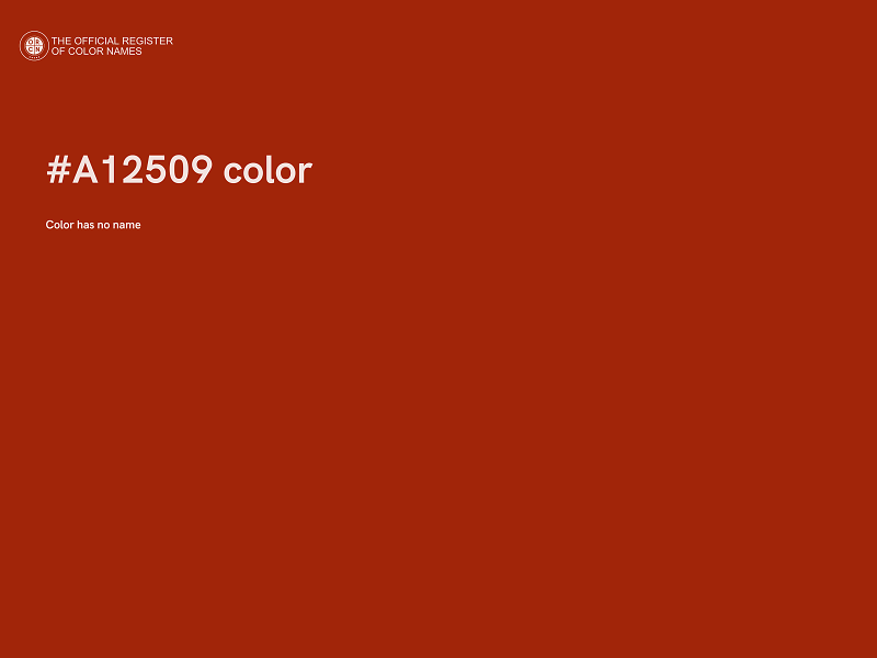 #A12509 color image