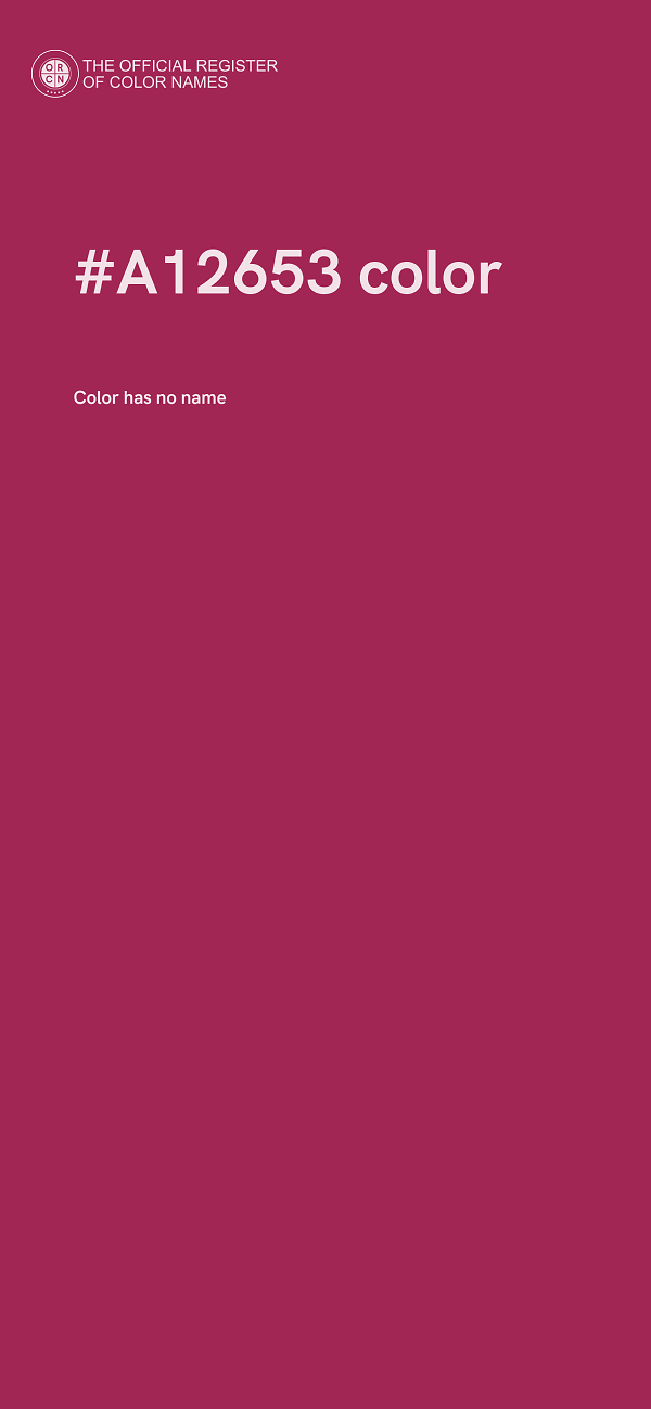 #A12653 color image