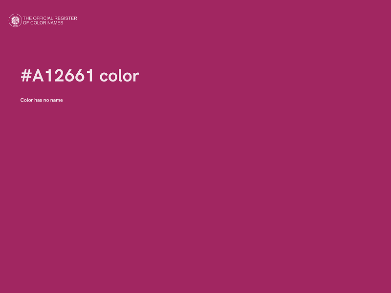 #A12661 color image