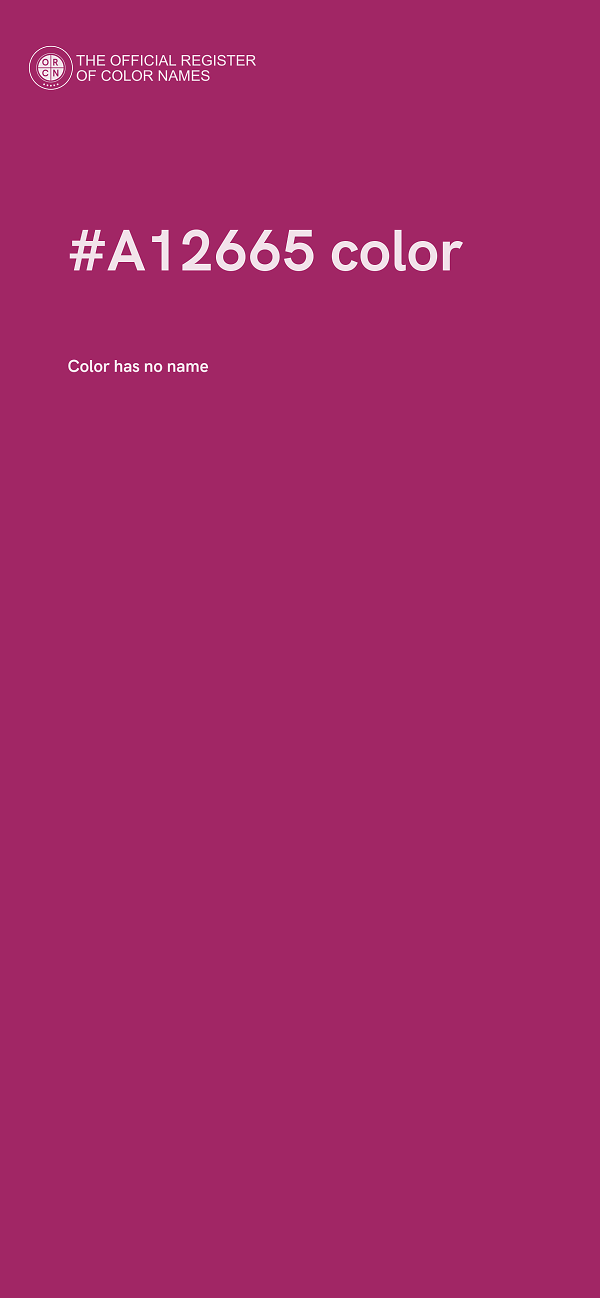 #A12665 color image