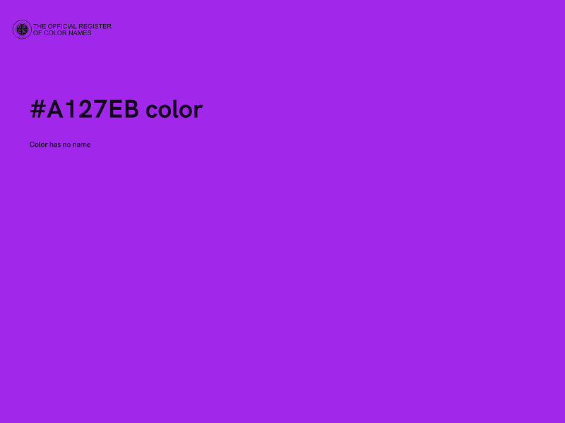 #A127EB color image