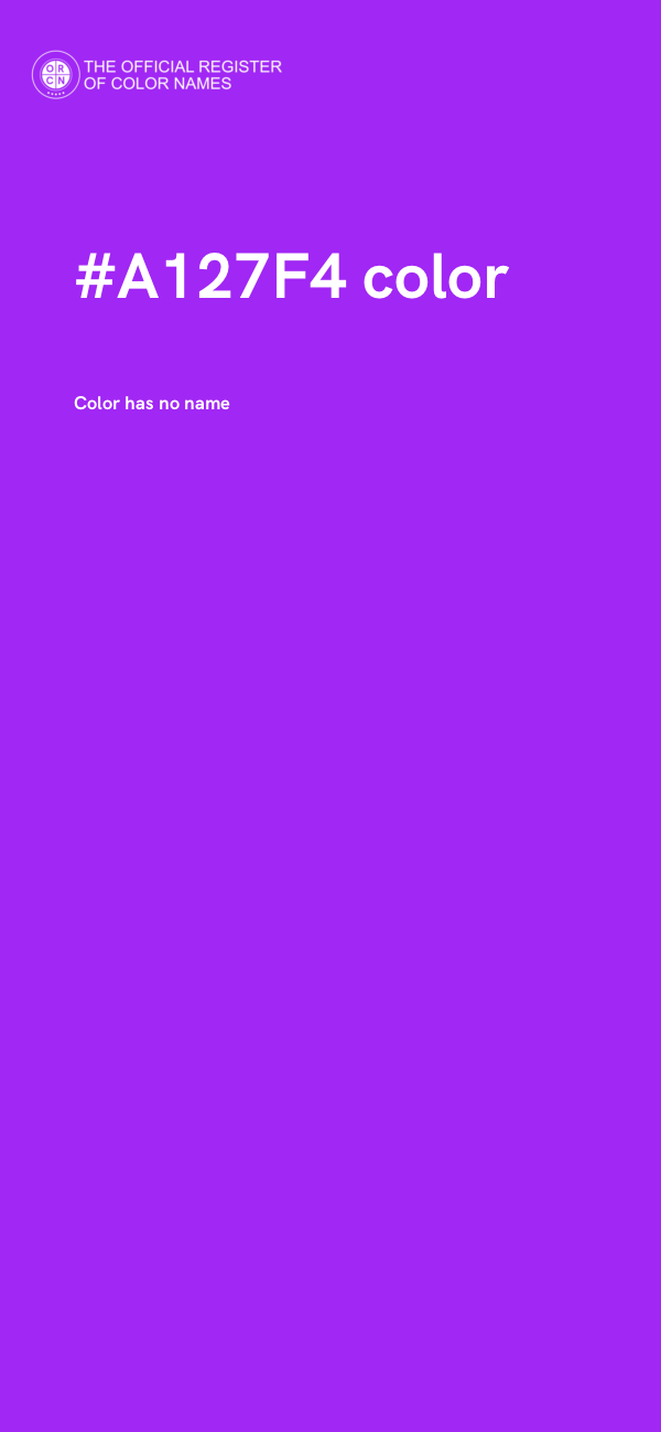 #A127F4 color image