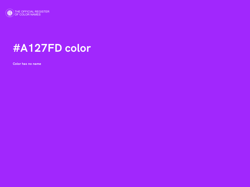 #A127FD color image
