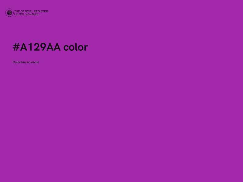 #A129AA color image