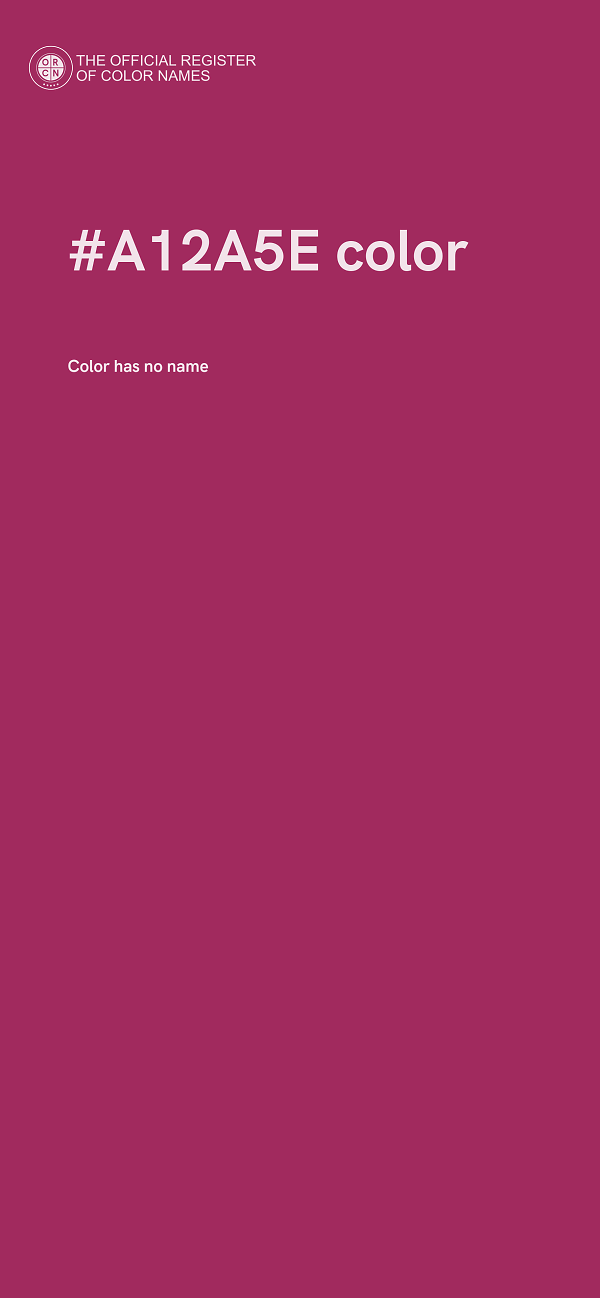 #A12A5E color image