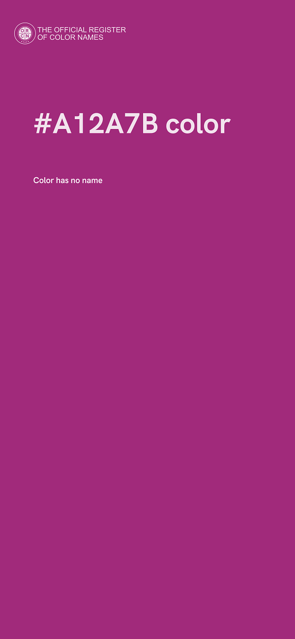 #A12A7B color image