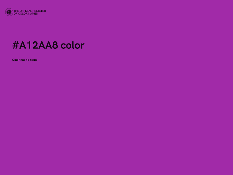 #A12AA8 color image