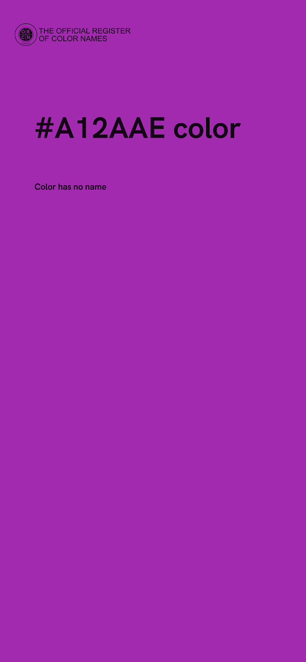 #A12AAE color image