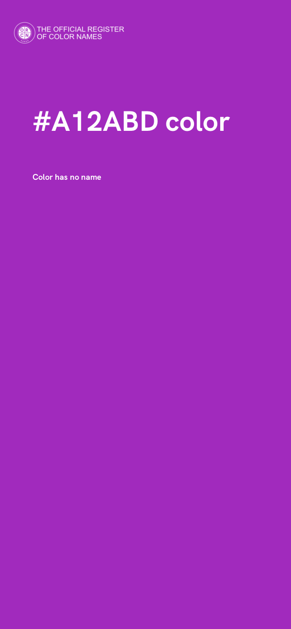 #A12ABD color image