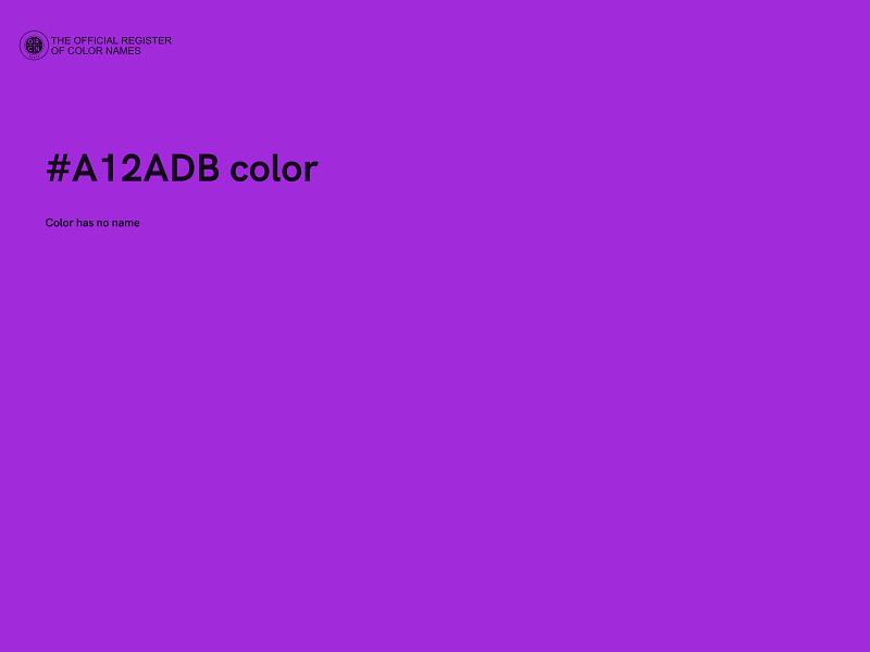 #A12ADB color image