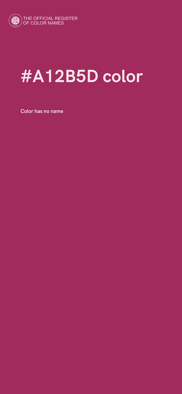 #A12B5D color image