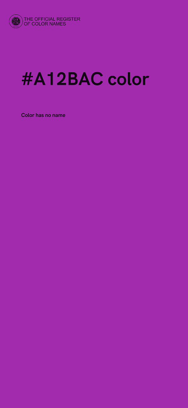 #A12BAC color image