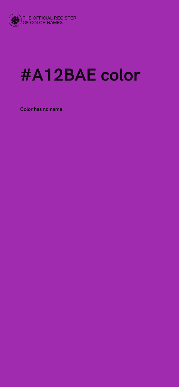 #A12BAE color image