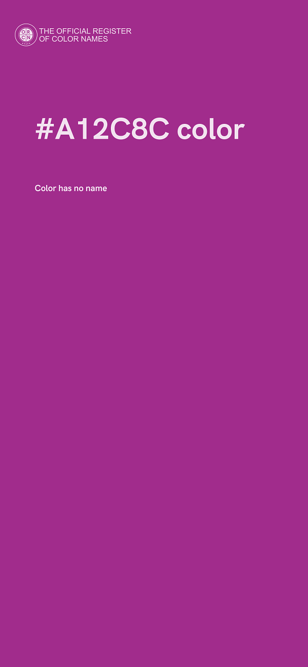 #A12C8C color image