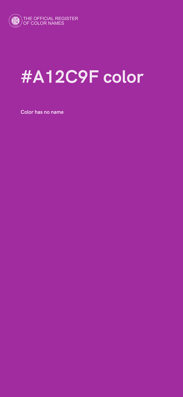 #A12C9F color image