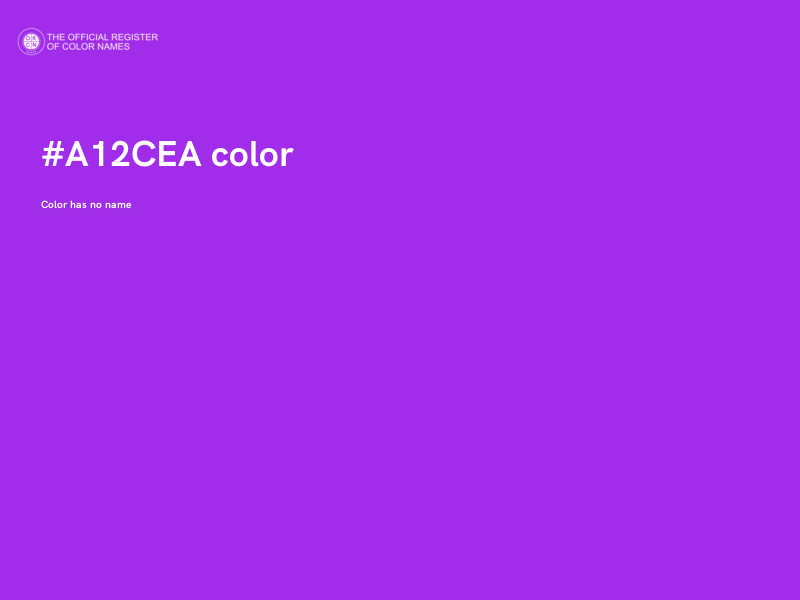 #A12CEA color image