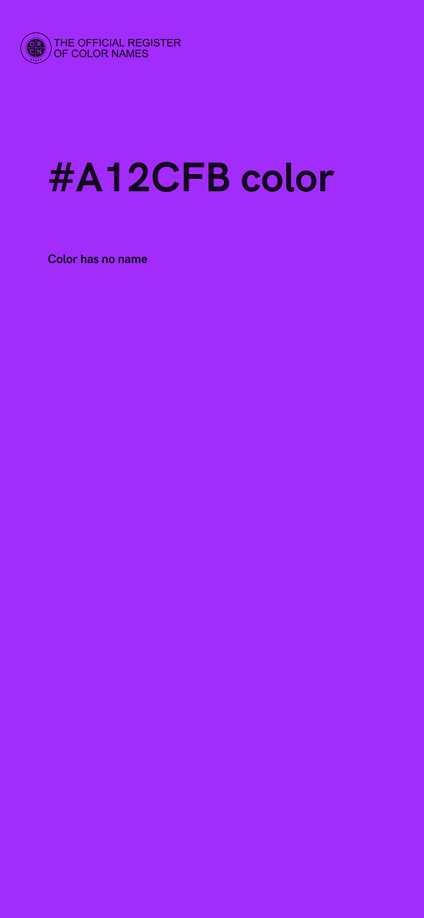 #A12CFB color image