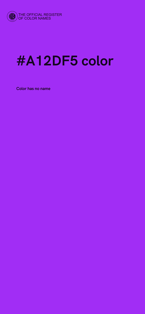 #A12DF5 color image