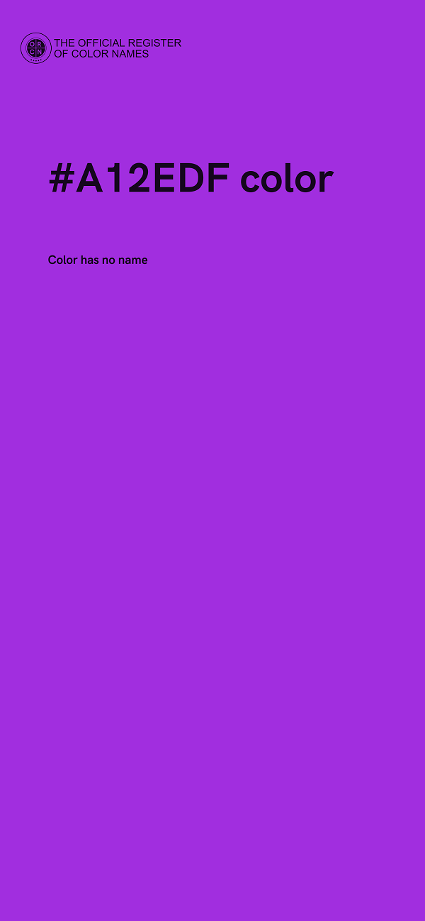 #A12EDF color image