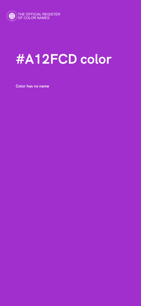 #A12FCD color image