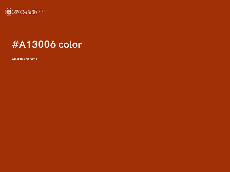 #A13006 color image