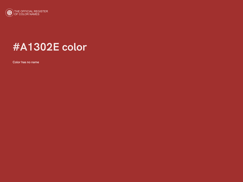 #A1302E color image