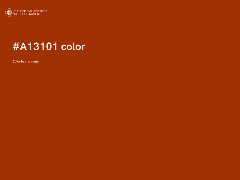 #A13101 color image