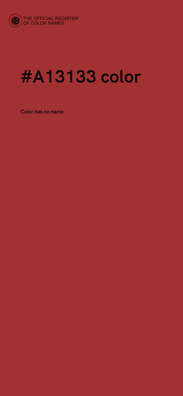#A13133 color image