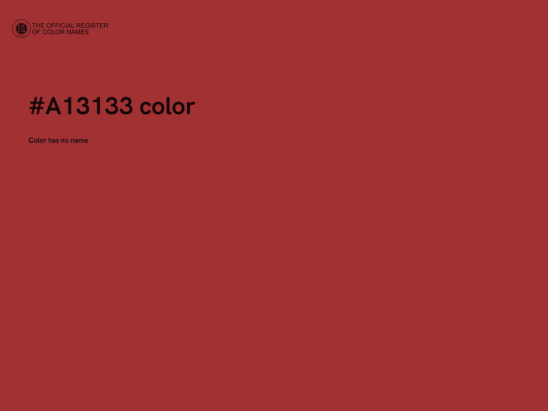 #A13133 color image