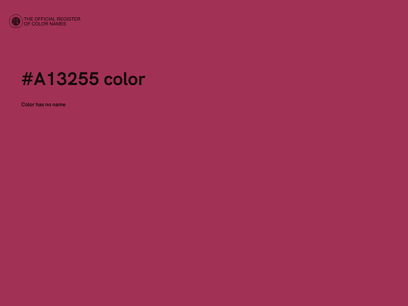 #A13255 color image