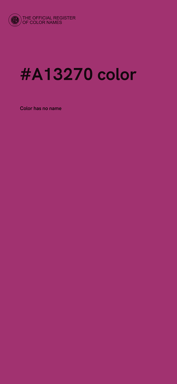 #A13270 color image
