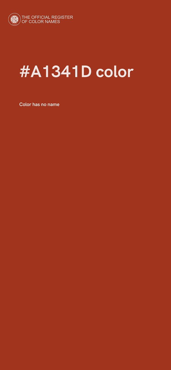 #A1341D color image