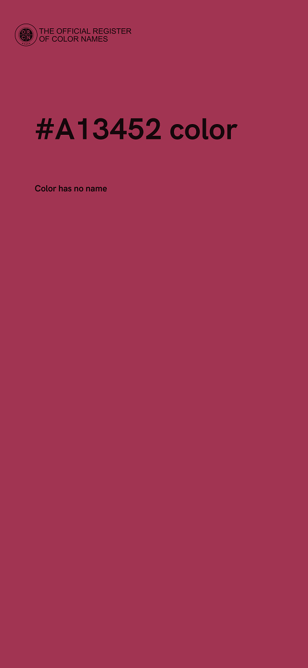 #A13452 color image