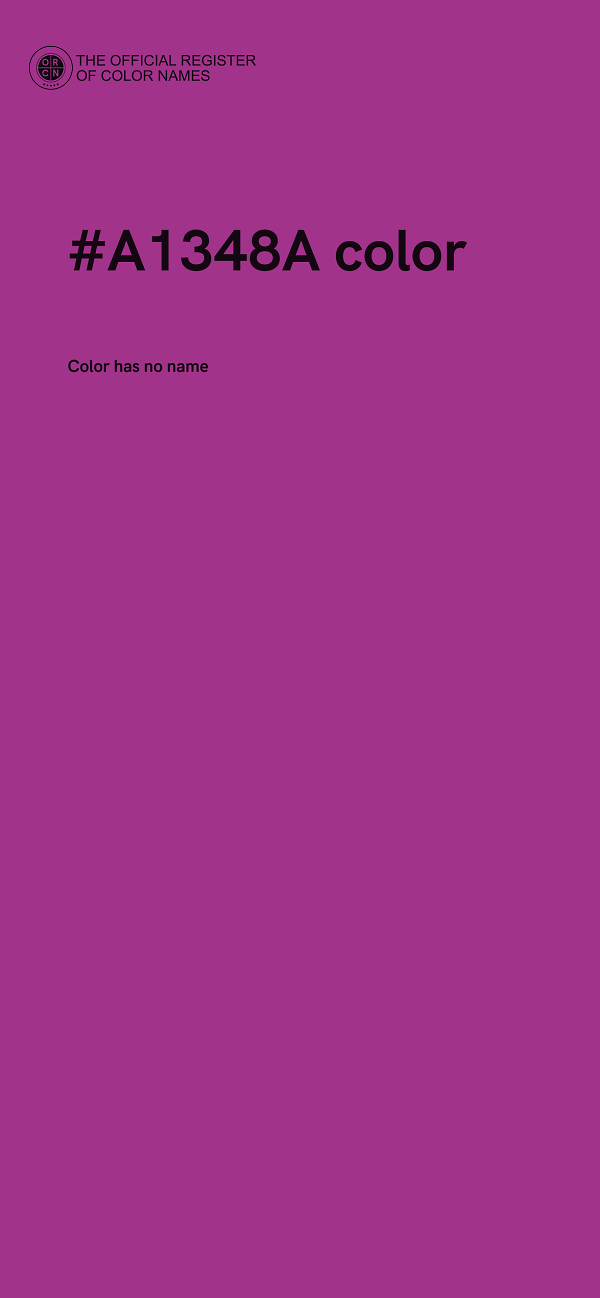 #A1348A color image