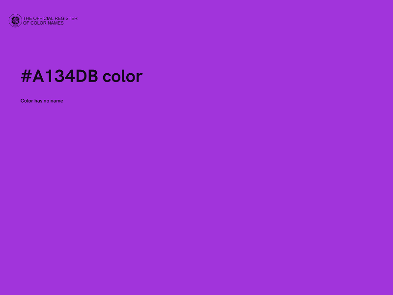 #A134DB color image