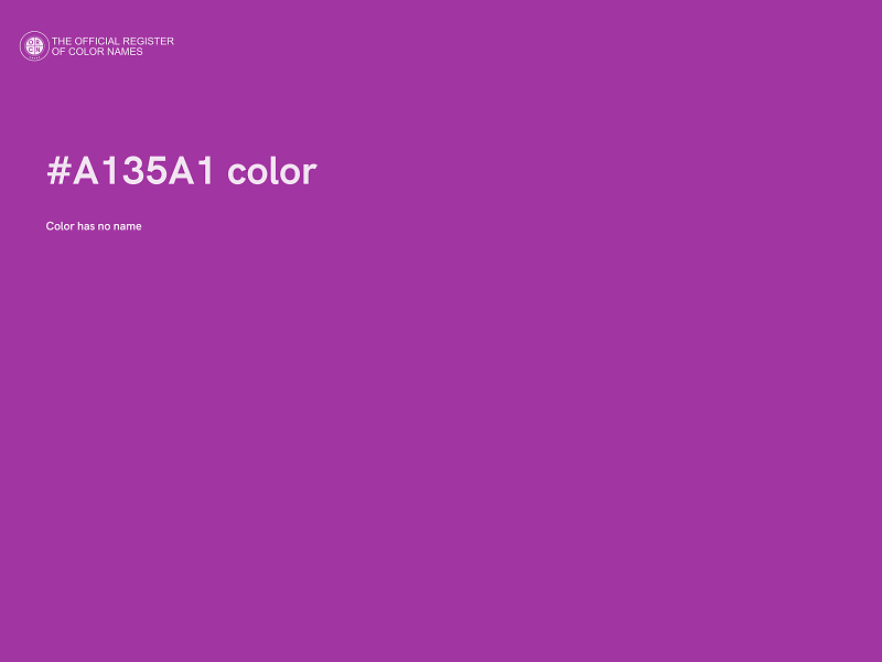 #A135A1 color image