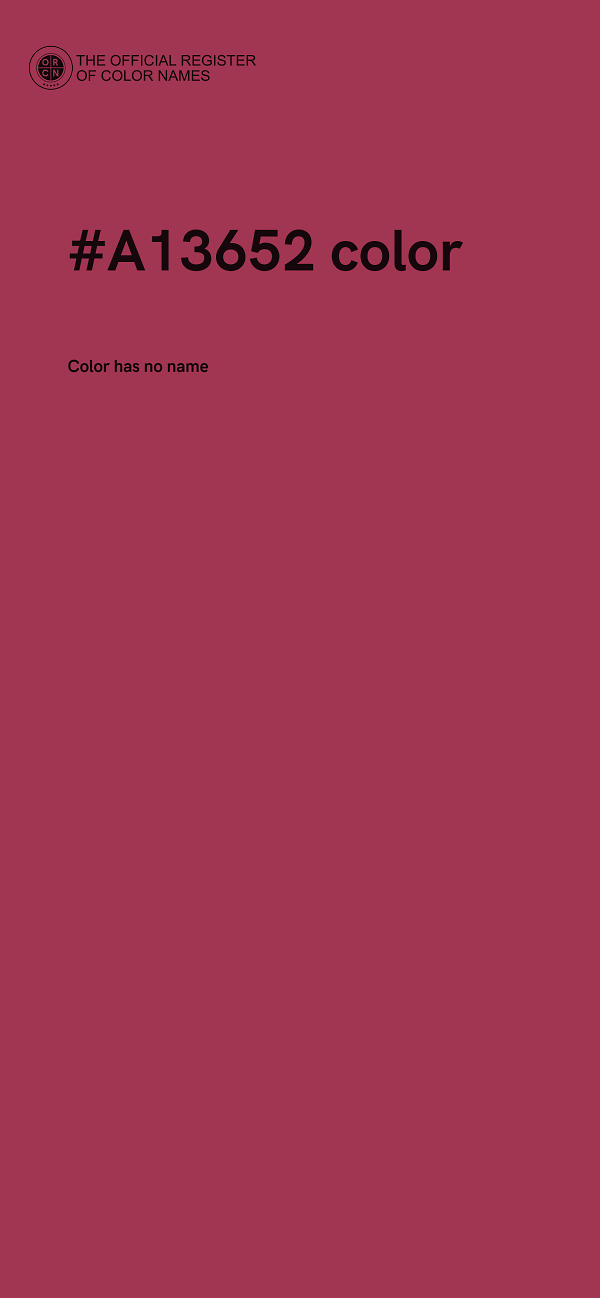 #A13652 color image